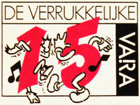 Logo van De Verrukkelijke 15 uit de jaren ’80